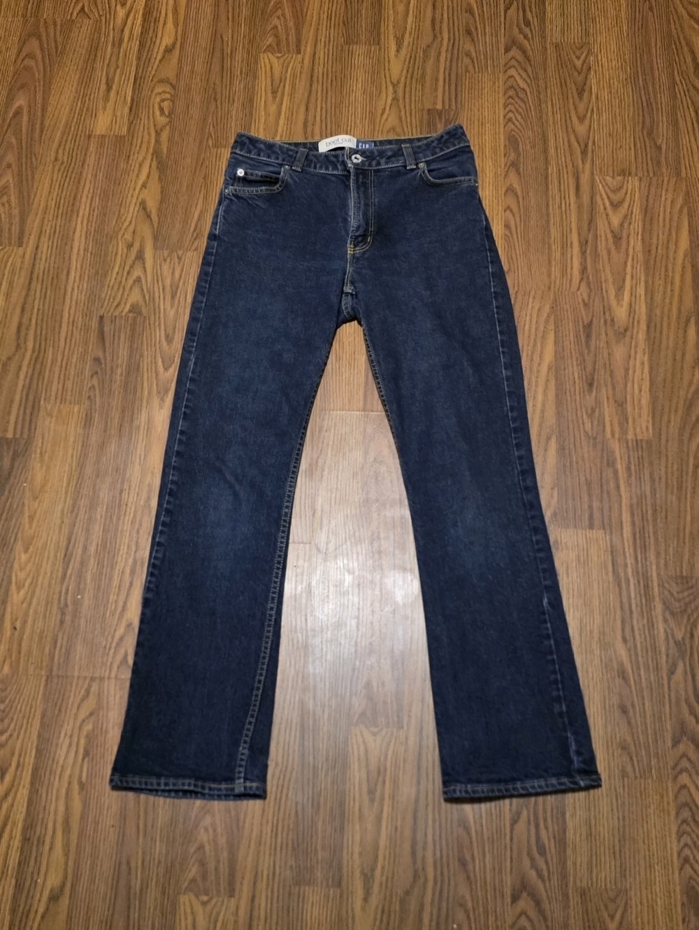 Y2K Gap Bootcut Stretch Blue Denim Jeans Size 4L Made in Canada  Classic Style